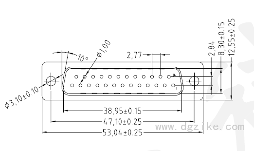 DC-25公黑色空鉚3