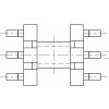 EE-5.0-1 臥式(3+3PIN)海鷗腳
