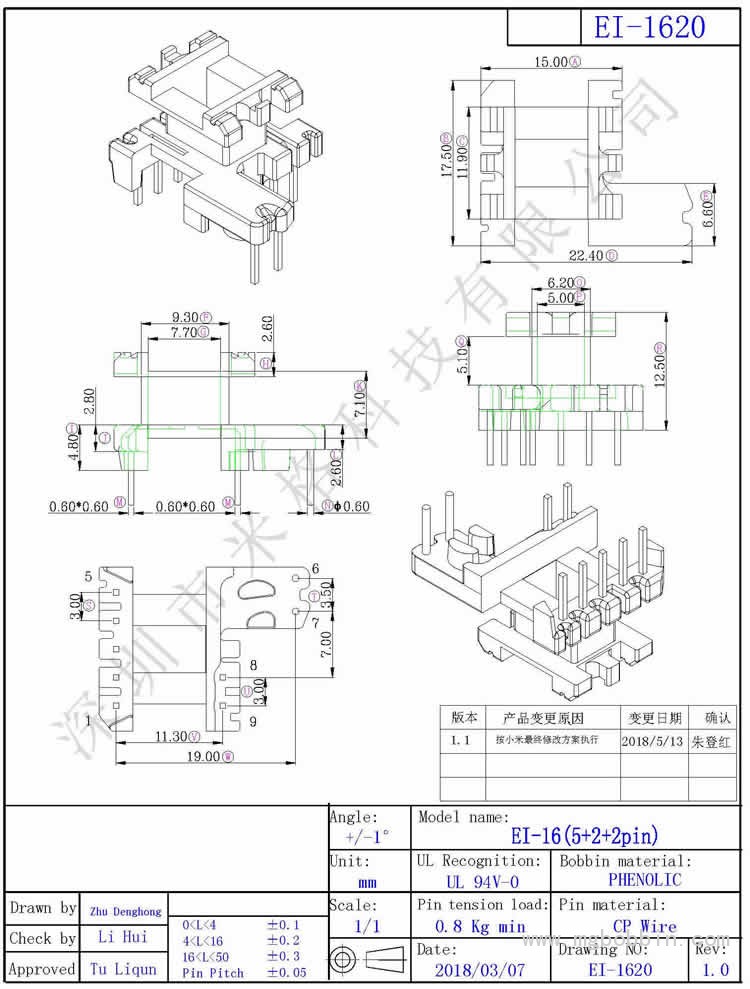 EI-1620-Model