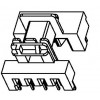 LK-1604-1/EE-1604-1臥式(5+4PIN)