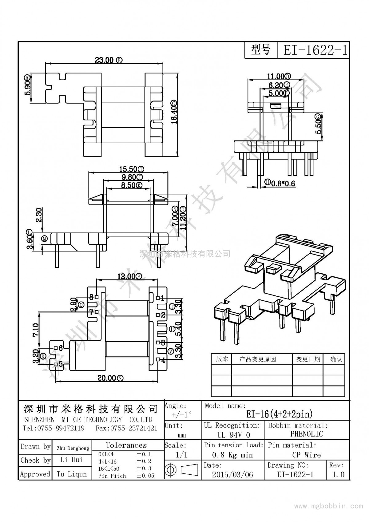 EI-1622-1-Model