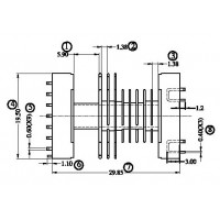 FX-S-1903/EEL-19SMD 臥式(8+1PIN)