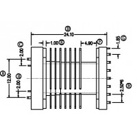 FX-S-2005/EFD-20SMD 臥式平槽(8+4P)