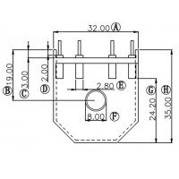 CASE-3008/CASE(4+4PIN)外殼