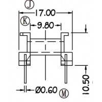 EPC-1701-1/EPC-17臥式(5+5P)無飛線槽
