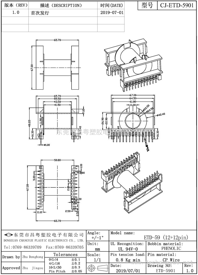 CJ-5901 ETD59臥式(12+12)