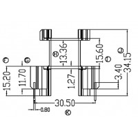 PQ-3225-2/PQ-32立式(6+6PIN)