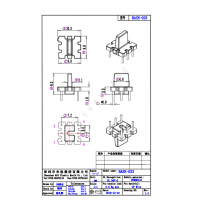 BASE-023 底座插針，3+3PIN