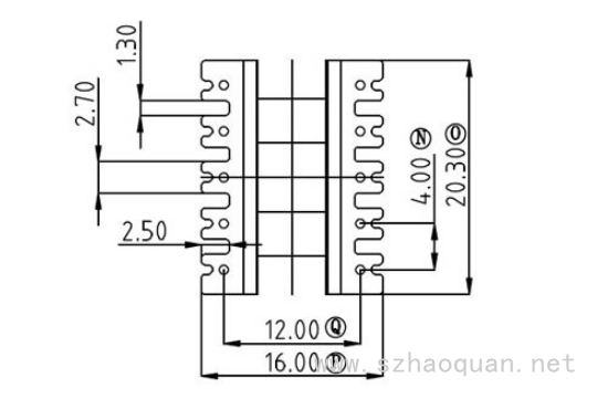 EI-2204立式5+5P