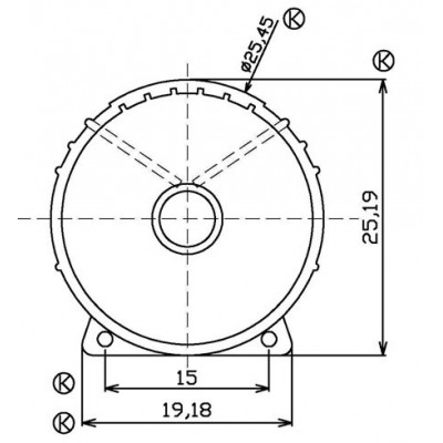 HL-2023/磁環(huán)外套Φ20X10X10(上蓋)