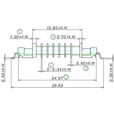 UI-11.7臥式6+2P 貼片