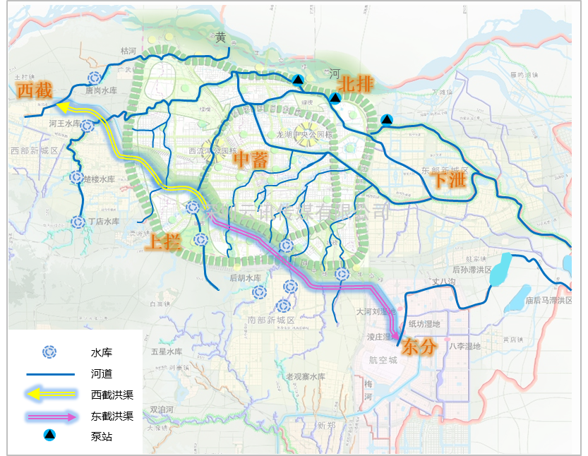 7·20特大暴雨后鄭州防洪排澇整體解決方案構想