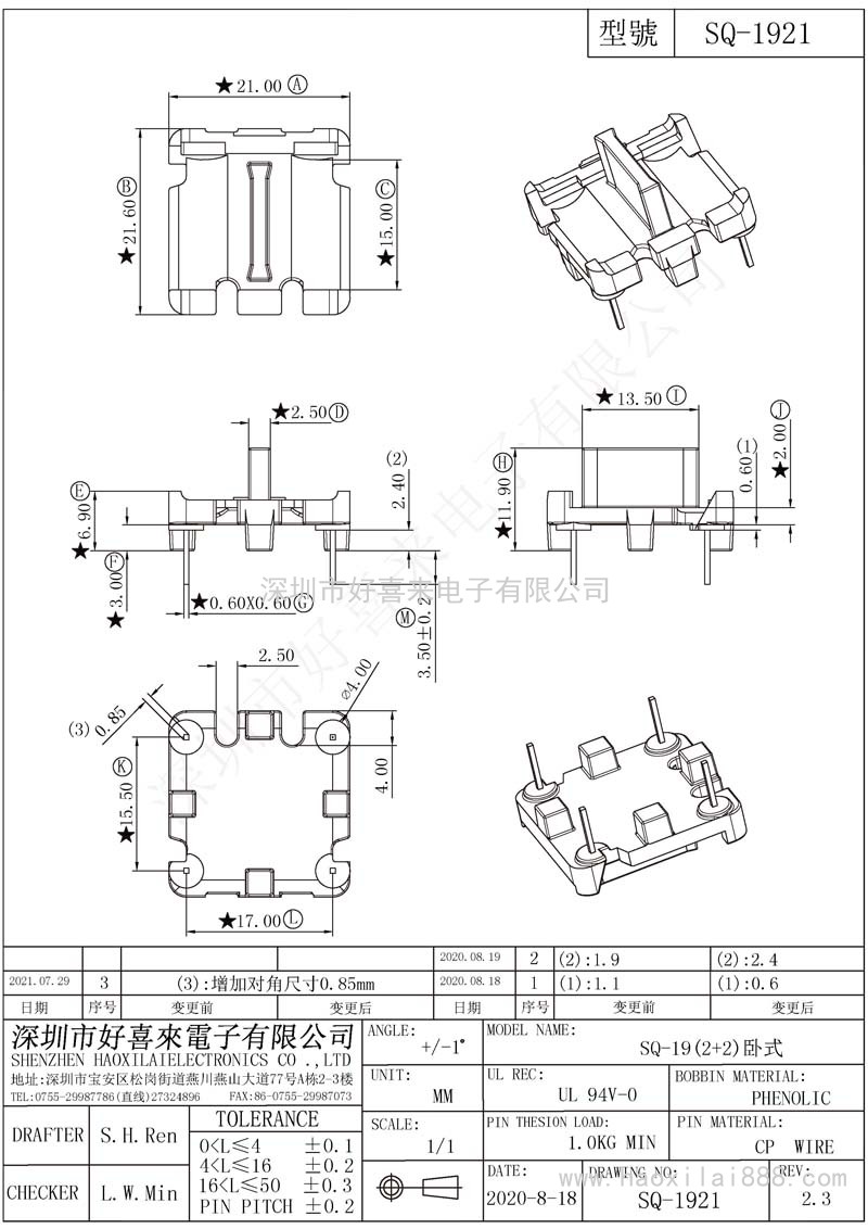 SQ1921/SQ19(2+2)臥式