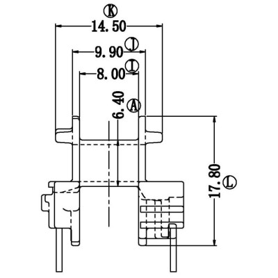 YX-EE1603/EE16臥式(5+3)PIN