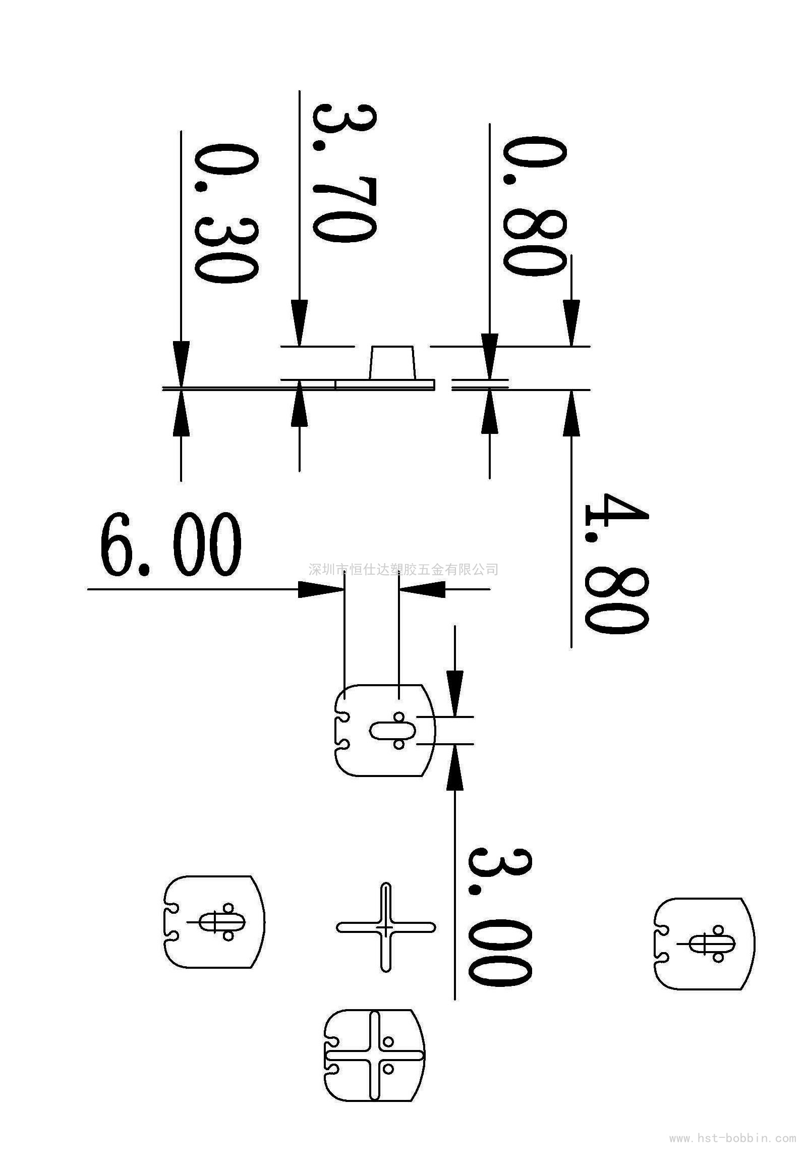 EPC-14.5/EPC14.5配套953磁環底座