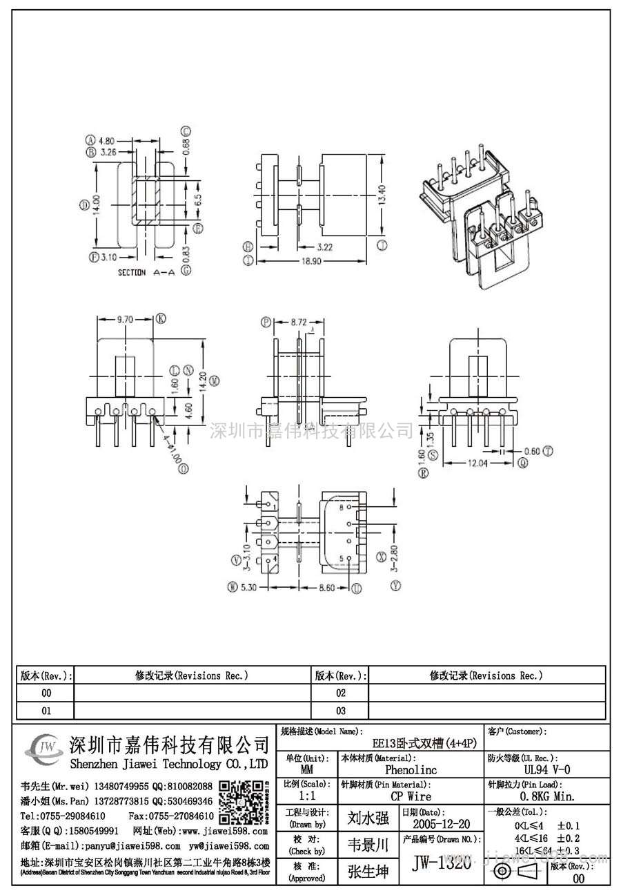 JW-1320/EE13臥式雙槽(4+4P)