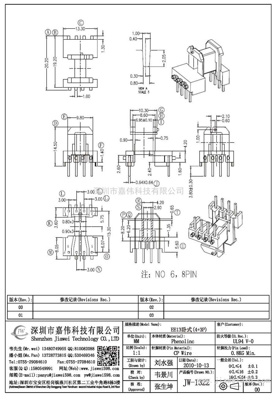JW-1322/EE13臥式(4+3P)
