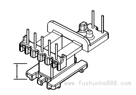 EI-1624 EE16立式5+2兩種針徑