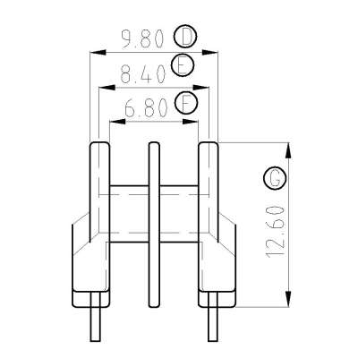 UU-9.8-4/UU9.8臥式(2+2PIN)