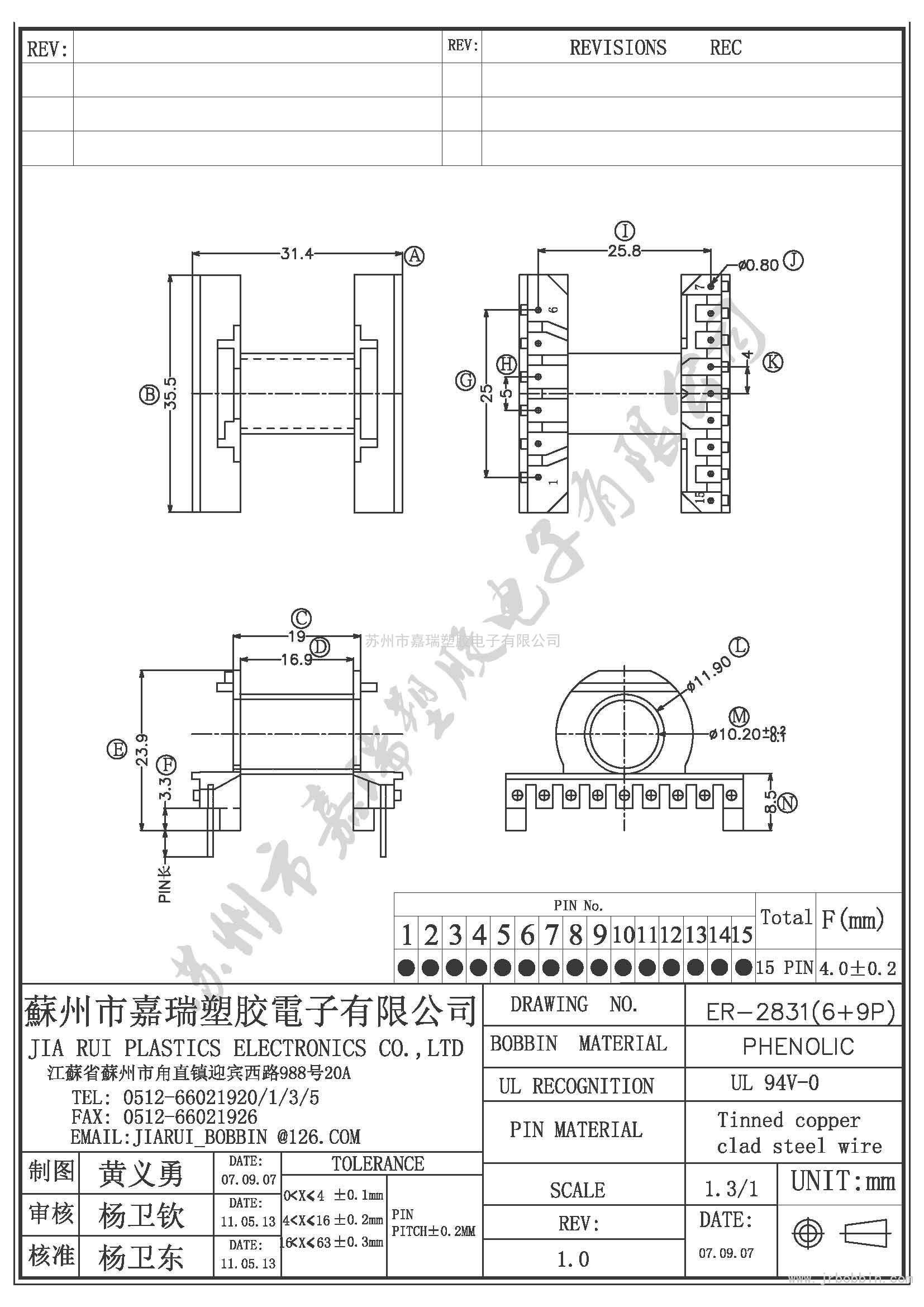 ER28（6+6)P臥式單槽ER-2831