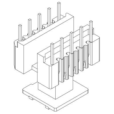 SR-EE-1909/EE-19立式(5+5)PIN