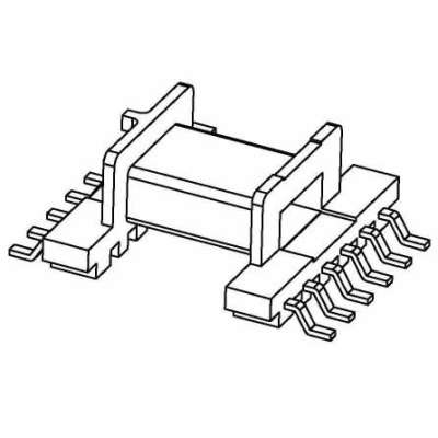 SSY-1502A/SMD EFD-15(6+6P)臥式單槽