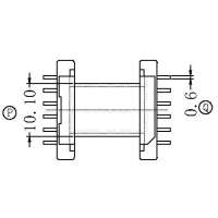 GC-EPC1921/EPC1921臥式(6+6PIN)海鷗腳