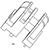 Y-1001-1 UU10.5立式雙槽2+2+2  U型針1.5