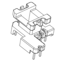 HXB-EI1808 EE18 EE1807加寬安規立式3+2+2針