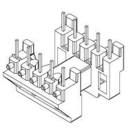 金達成-EF-2030 EF20臥式(5+5PIN)針徑□0.64腳距5.0排距20.0幅寬12.3