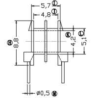SL-0803/EE-8.3臥式(2+2)PIN