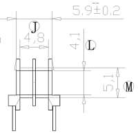 SL-0803-1/EE-8.3臥式(2+2)PIN