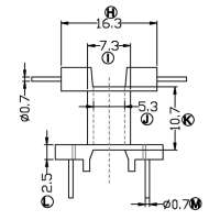 SL-1904/EI-19立式(5+5)PIN