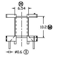 SL-1906/EI-19立式(3+3)PIN