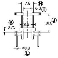 SL-2201-1/EI-22立式(5+5)PIN