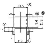 SL-2805/EI-28立式(6+6)PIN