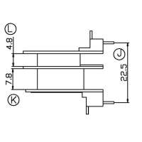 SL-2808/EI-28臥式(4+5)PIN