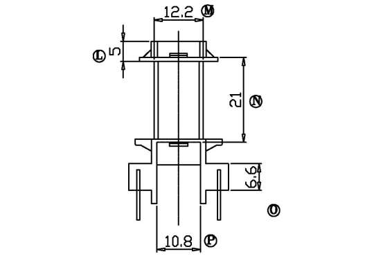 SL-2901-2/ETD-29立式(6+6)PIN