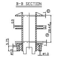 SL-3901-1/ETD-39立式(8+8)PIN