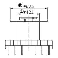 SL-1009/RM-10立式(6+6)PIN