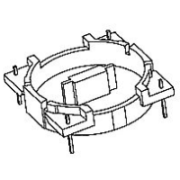 HXX-2302-1 磁環底座 2+2針 BASE
