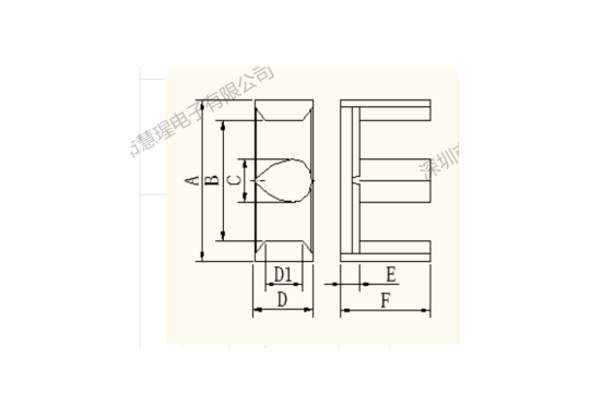 ECO磁芯 高頻變壓器鐵氧體磁芯 High-frequency transformer Ferrite Core