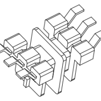 FX-043-6/ED8 3+3PIN